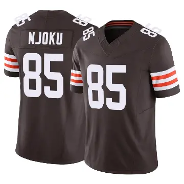 ＃85 Youth David Njoku Brown Limited Cleveland Browns Vapor F.U.S.E. Jersey