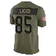 ＃85 Youth David Njoku Olive Limited Cleveland Browns 2025 Salute to Service Jersey