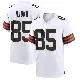 ＃85 Youth David Njoku White Game Cleveland Browns Jersey