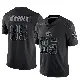 ＃85 Youth Isaiah Wooden Black Limited Cleveland Browns Reflective Jersey