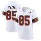 ＃85 Youth Isaiah Wooden White Game Cleveland Browns 1946 Collection Alternate Jersey