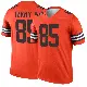 ＃85 Youth Jermaine Terry II Orange Legend Cleveland Browns Inverted Jersey