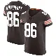 ＃86 Men's Blake Whiteheart Brown Elite Cleveland Browns Vapor Jersey