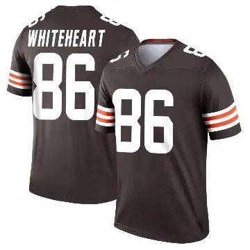 ＃86 Men's Blake Whiteheart Brown Legend Cleveland Browns Jersey