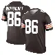 ＃86 Men's Blake Whiteheart Brown Legend Cleveland Browns Jersey