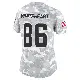 ＃86 Women's Blake Whiteheart Arctic Camo Limited Cleveland Browns 2024 Salute to Service Jersey