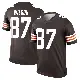 ＃87 Men's Kole Wilson Brown Legend Cleveland Browns Jersey