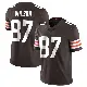 ＃87 Men's Kole Wilson Brown Limited Cleveland Browns Team Color Vapor Untouchable Jersey