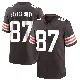 ＃87 Men's Marcus Santos-Silva Brown Game Cleveland Browns Team Color Jersey