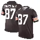 ＃87 Men's Marcus Santos-Silva Brown Legend Cleveland Browns Jersey