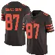 ＃87 Men's Marcus Santos-Silva Brown Limited Cleveland Browns Color Rush Jersey