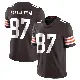 ＃87 Men's Marcus Santos-Silva Brown Limited Cleveland Browns Team Color Vapor Untouchable Jersey