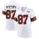 ＃87 Men's Marcus Santos-Silva White Game Cleveland Browns 1946 Collection Alternate Jersey