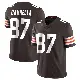 ＃87 Men's Sal Cannella Brown Limited Cleveland Browns Team Color Vapor Untouchable Jersey
