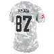 ＃87 Women's Kole Wilson Arctic Camo Limited Cleveland Browns 2024 Salute to Service Jersey
