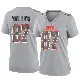 ＃87 Women's Kole Wilson Gray Game Cleveland Browns Atmosphere Fashion Jersey