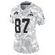 ＃87 Women's Sal Cannella Arctic Camo Limited Cleveland Browns 2024 Salute to Service Jersey