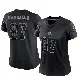 ＃87 Women's Sal Cannella Black Limited Cleveland Browns Reflective Jersey