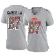 ＃87 Women's Sal Cannella Gray Game Cleveland Browns Atmosphere Fashion Jersey