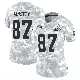＃87 Women's Tre' McKitty Arctic Camo Limited Cleveland Browns 2024 Salute to Service Jersey