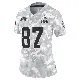 ＃87 Women's Tre' McKitty Arctic Camo Limited Cleveland Browns 2024 Salute to Service Jersey