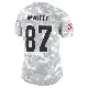 ＃87 Women's Tre' McKitty Arctic Camo Limited Cleveland Browns 2024 Salute to Service Jersey