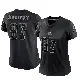 ＃87 Women's Tre' McKitty Black Limited Cleveland Browns Reflective Jersey