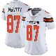 ＃87 Women's Tre' McKitty White Limited Cleveland Browns Vapor Untouchable Jersey