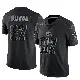 ＃87 Youth Kole Wilson Black Limited Cleveland Browns Reflective Jersey