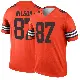 ＃87 Youth Kole Wilson Orange Legend Cleveland Browns Inverted Jersey