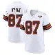 ＃87 Youth Kole Wilson White Game Cleveland Browns 1946 Collection Alternate Jersey