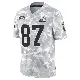 ＃87 Youth Marcus Santos-Silva Arctic Camo Limited Cleveland Browns 2024 Salute to Service Jersey