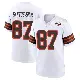 ＃87 Youth Marcus Santos-Silva White Game Cleveland Browns 1946 Collection Alternate Jersey