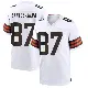 ＃87 Youth Marcus Santos-Silva White Game Cleveland Browns Jersey