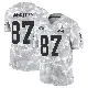 ＃87 Youth Tre' McKitty Arctic Camo Limited Cleveland Browns 2024 Salute to Service Jersey