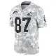 ＃87 Youth Tre' McKitty Arctic Camo Limited Cleveland Browns 2024 Salute to Service Jersey