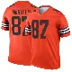 ＃87 Youth Tre' McKitty Orange Legend Cleveland Browns Inverted Jersey