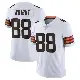 ＃88 Men's Dae'Quan Wright White Limited Cleveland Browns Vapor Untouchable Jersey