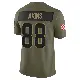 ＃88 Men's Jordan Akins Olive Limited Cleveland Browns 2025 Salute to Service Jersey