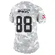 ＃88 Women's Dae'Quan Wright Arctic Camo Limited Cleveland Browns 2024 Salute to Service Jersey