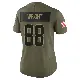 ＃88 Women's Dae'Quan Wright Olive Limited Cleveland Browns 2025 Salute to Service Jersey
