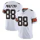 ＃88 Youth Caden Prieskorn White Limited Cleveland Browns Vapor Untouchable Jersey