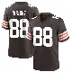 ＃88 Youth Dae'Quan Wright Brown Game Cleveland Browns Team Color Jersey