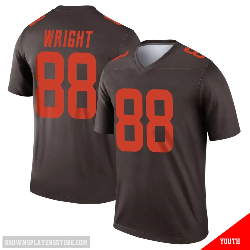 ＃88 Youth Dae'Quan Wright Brown Legend Cleveland Browns Alternate Jersey