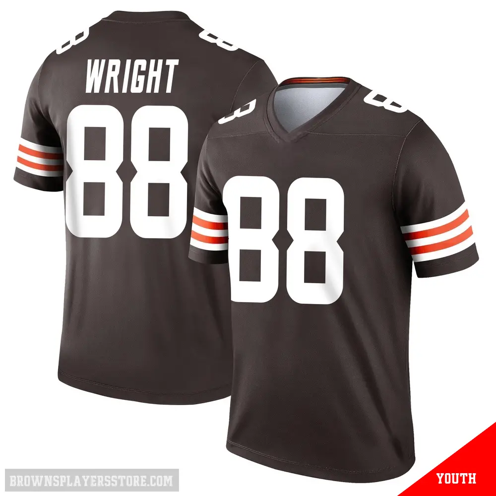 ＃88 Youth Dae'Quan Wright Brown Legend Cleveland Browns Jersey