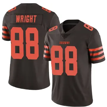 ＃88 Youth Dae'Quan Wright Brown Limited Cleveland Browns Color Rush Jersey