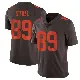 ＃89 Men's Jack Stoll Brown Limited Cleveland Browns Vapor Alternate Jersey