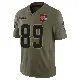 ＃89 Men's Jack Stoll Olive Limited Cleveland Browns 2025 Salute to Service Jersey