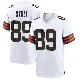 ＃89 Men's Jack Stoll White Game Cleveland Browns Jersey