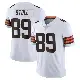 ＃89 Men's Jack Stoll White Limited Cleveland Browns Vapor Untouchable Jersey
